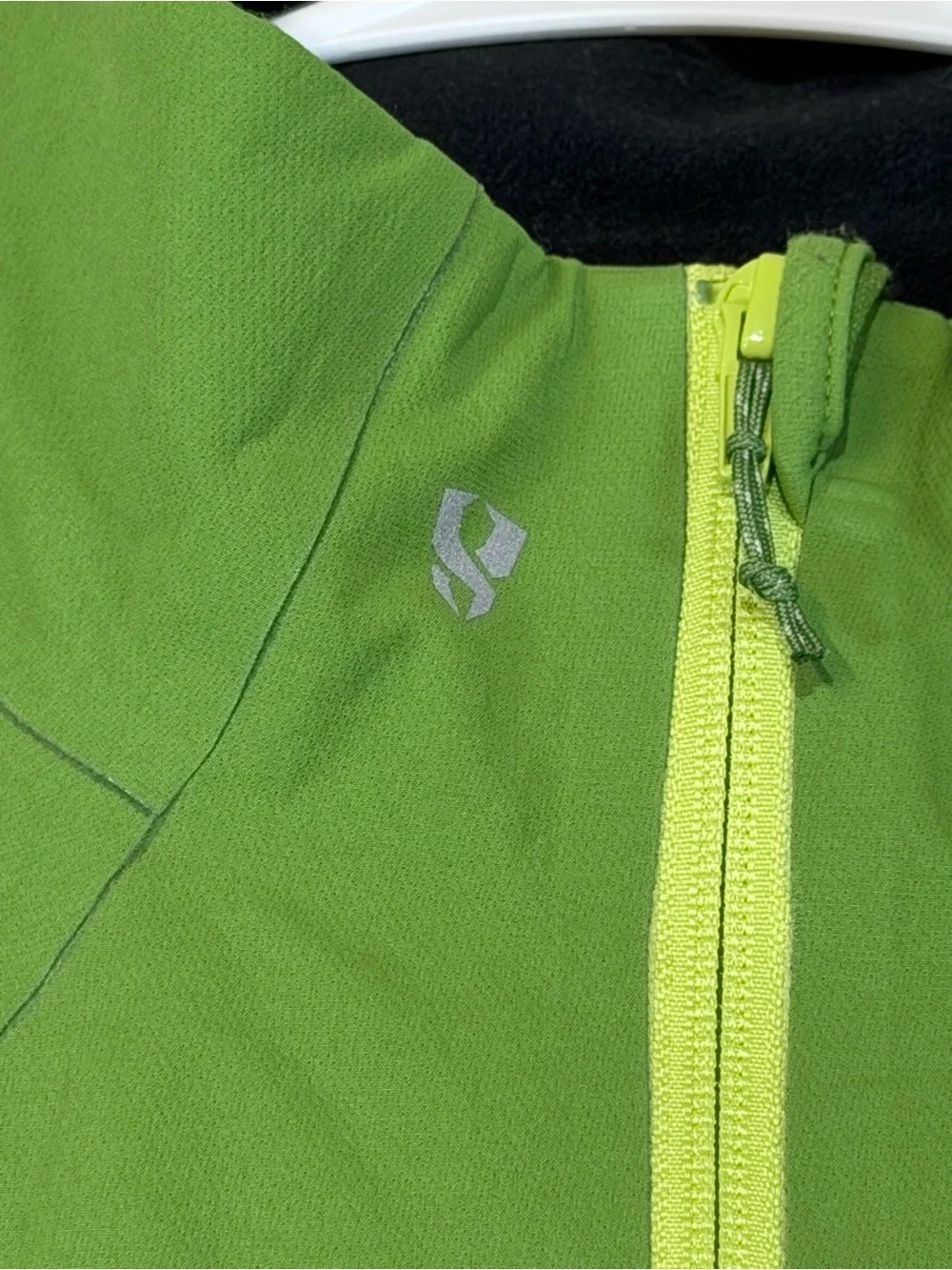 Men's Lightweight Green Quarter-Zip Shirt Jacket